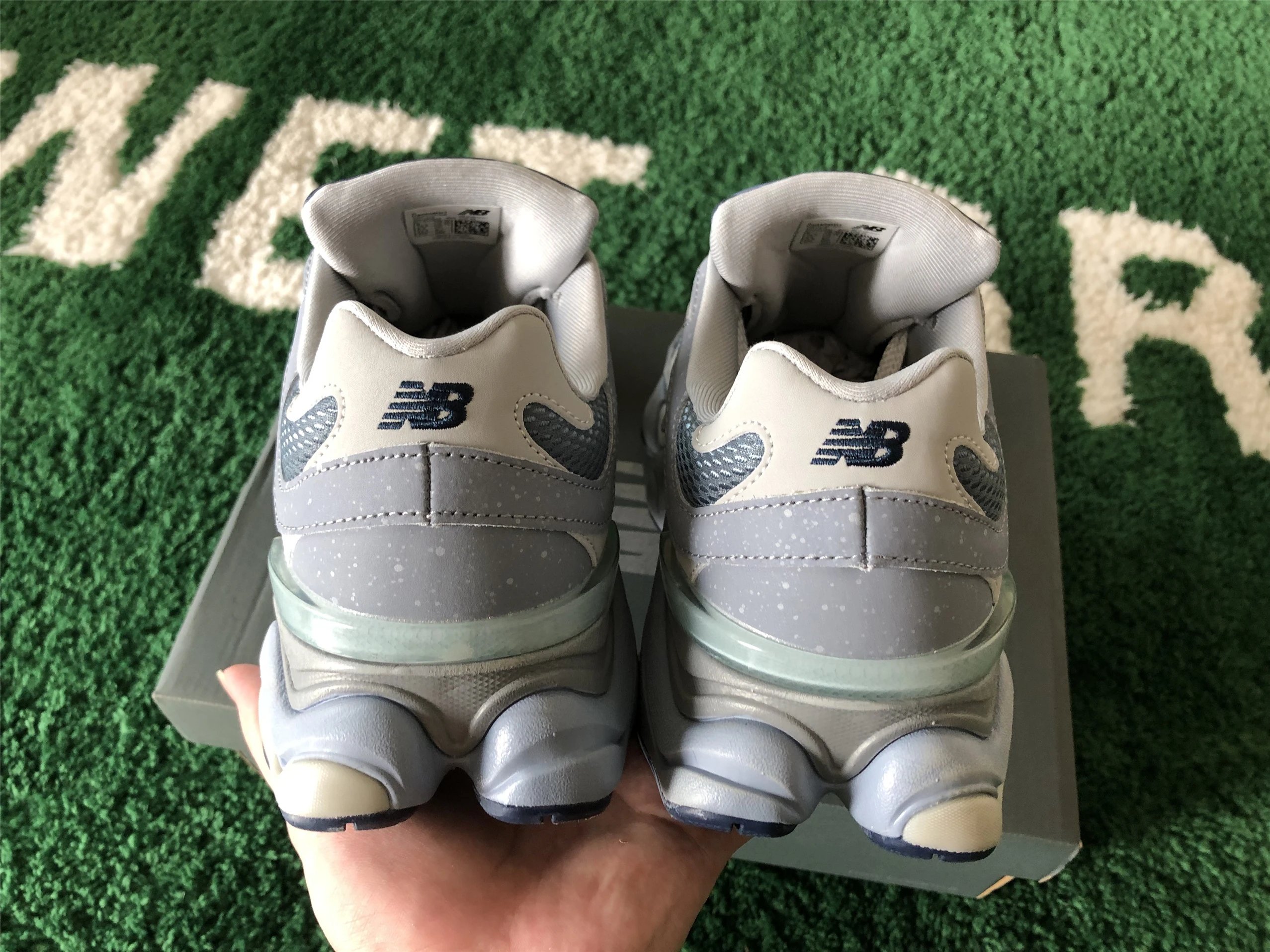 New Balance 9060 Pink Beige Chunky Sneakers - 69