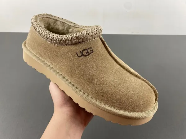 UGG Tasman Beige Suede Slipper - 1