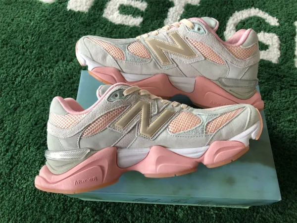 New Balance 9060 Pink Beige Chunky Sneakers - 57