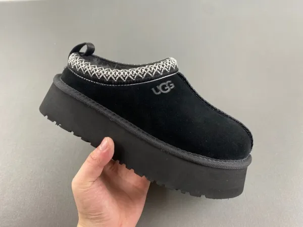 UGG Fluff Yeah Platform Slipper Black - 1