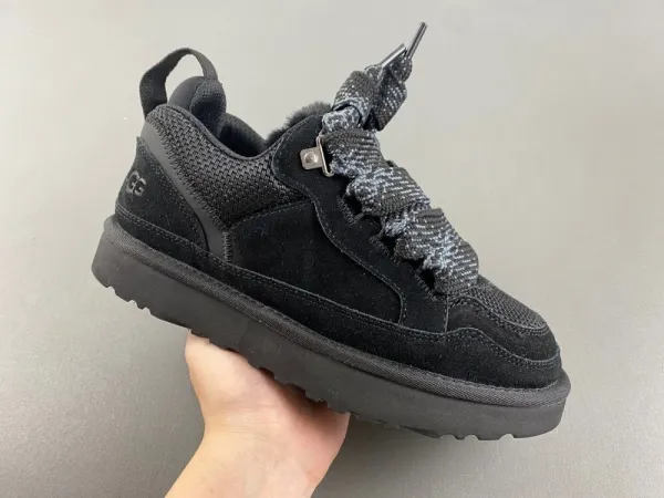 UGG Neumel II Black Suede Sneaker Boots - 1