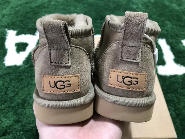 UGG Tasman Black Suede Slip-On Slippers - 4