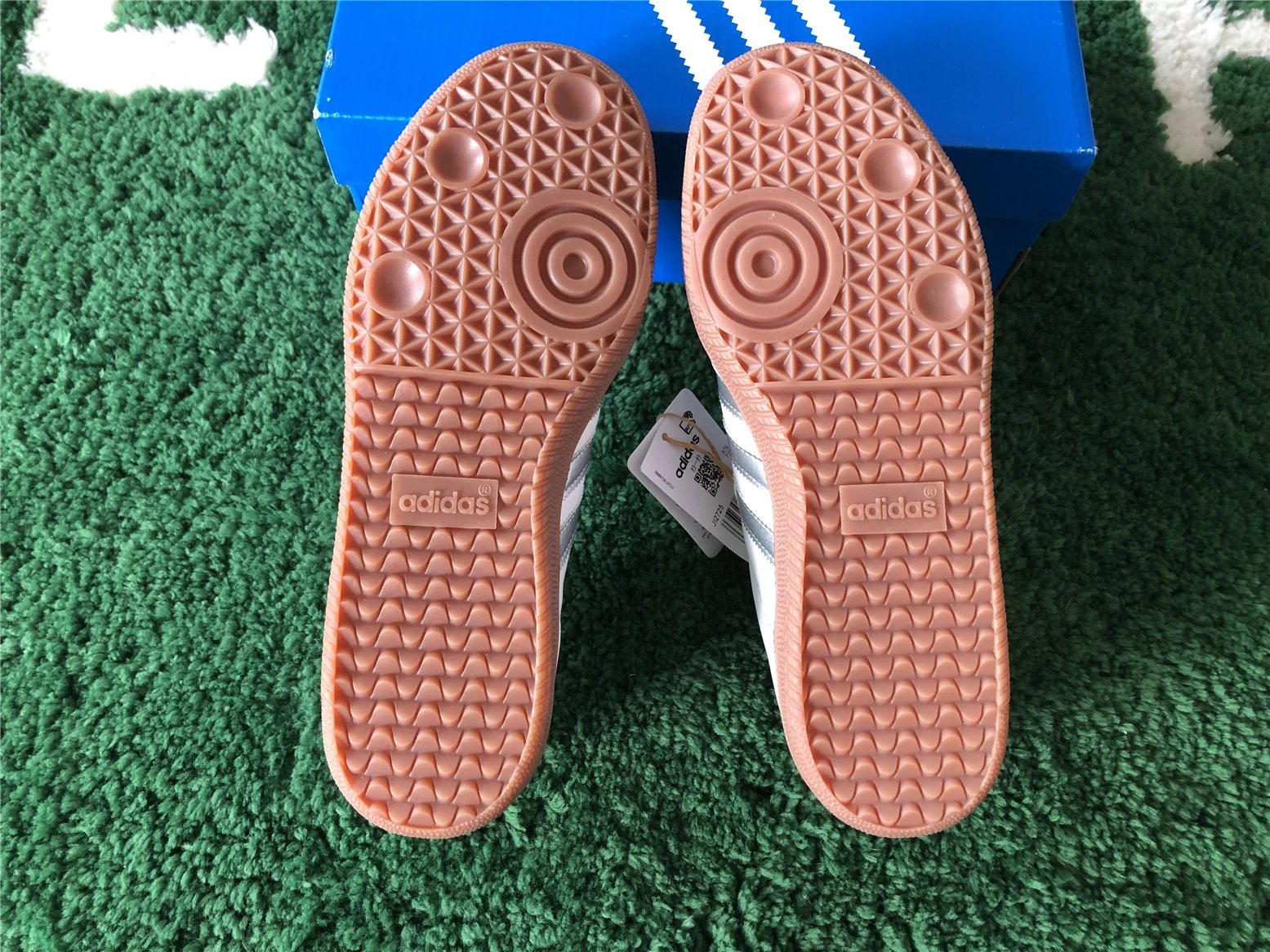 Adidas Originals Samba OG Leopard Print Orange Sneakers - 30