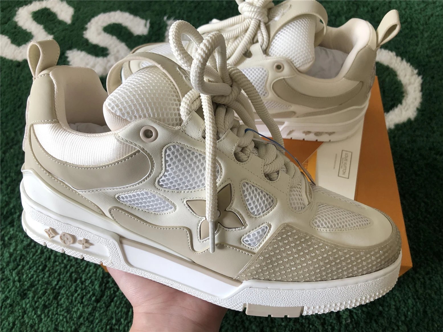 Louis Vuitton Archlight Purple Monogram Flower Sneakers - 63