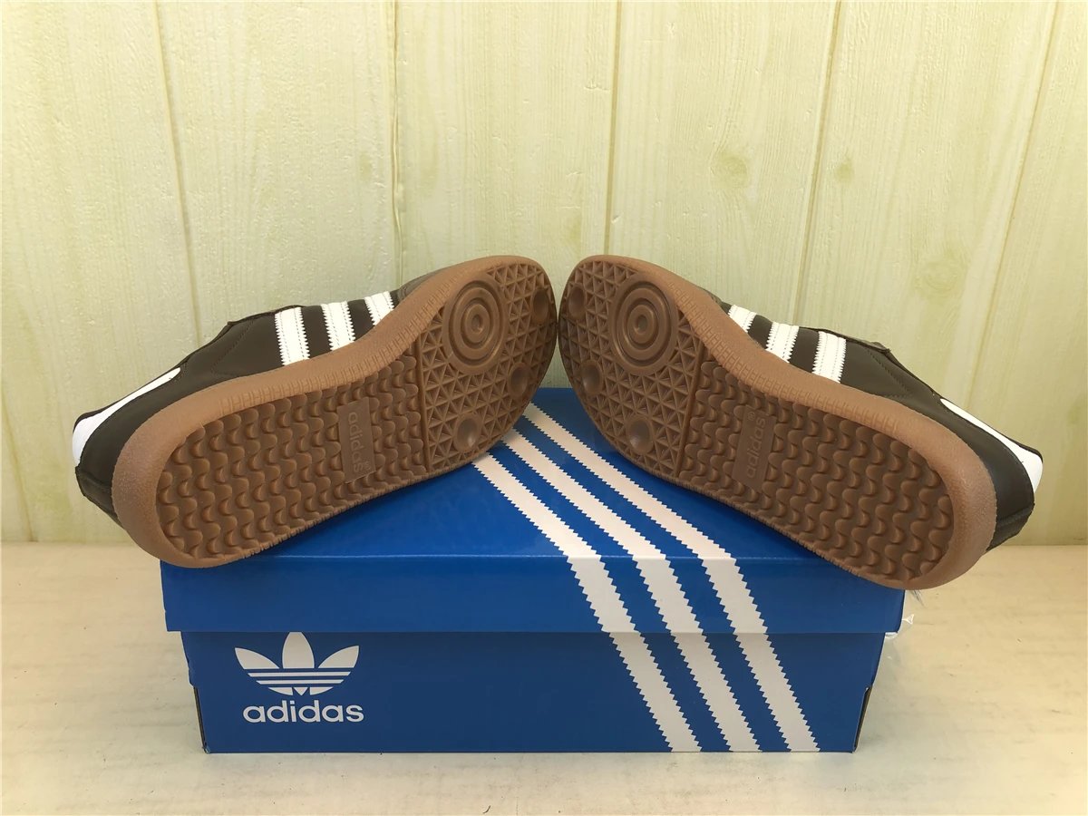 Adidas Originals Samba OG Leopard Print Orange Sneakers - 65