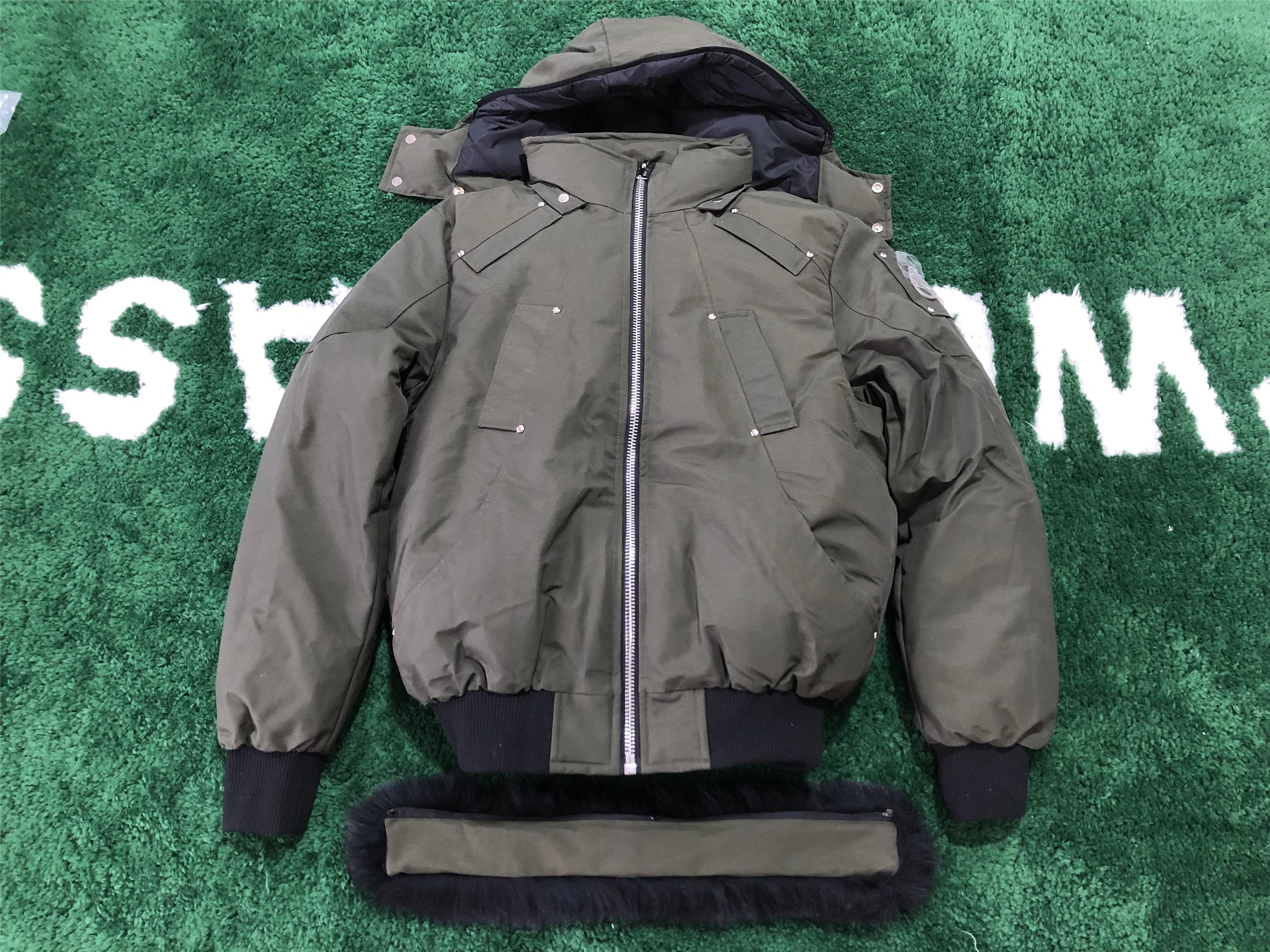 Moncler Maya Down Jacket Army Green - 1