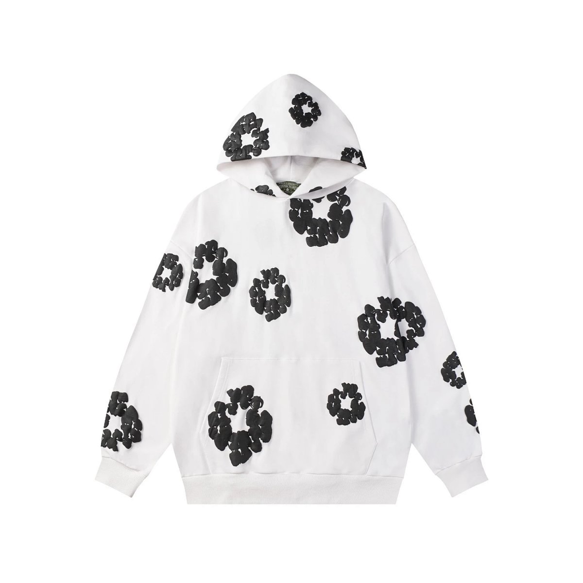 Design Floral Flame Print Black Hoodie product detail 15 in Litbuy spreadsheet finds