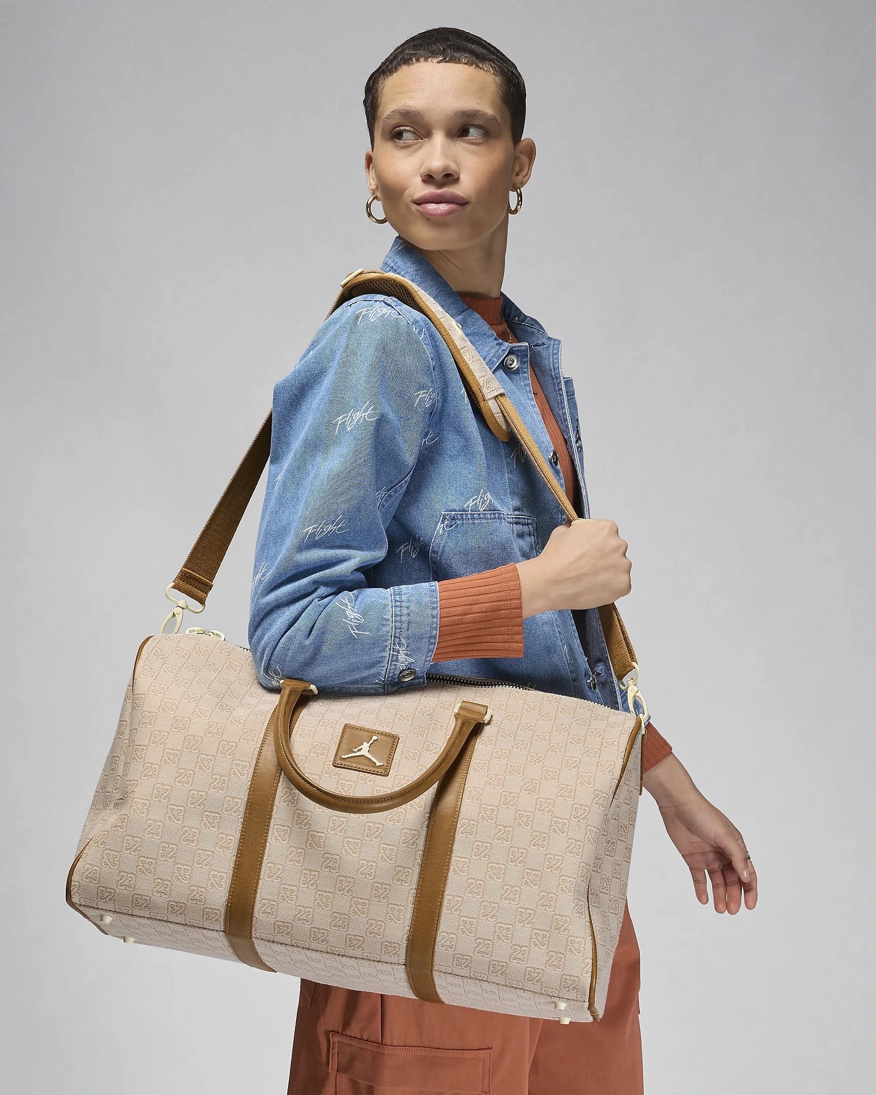 FJ6787 (Duffel Bag-Coconut Milk) 46*30