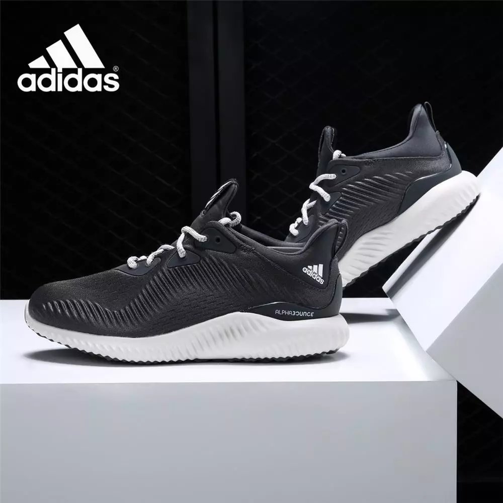 Adidas/阿迪达斯18新款Alpha Bounce小椰子运动跑步鞋AC6981