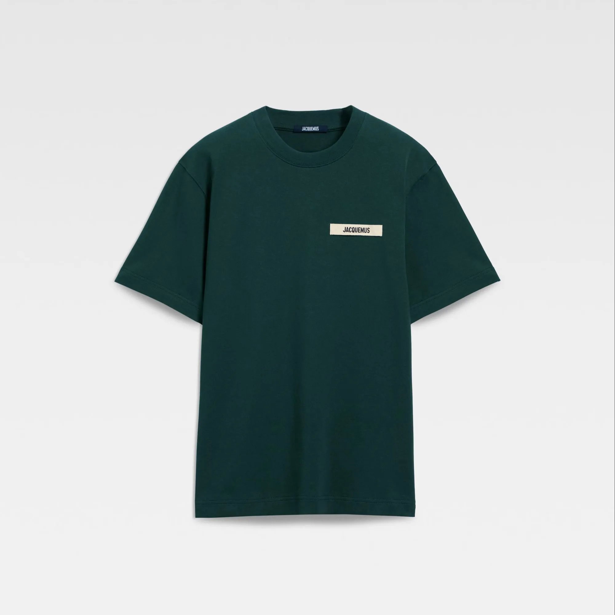 Jacquemus Le T-Shirt Logo Forest Green T-Shirt
