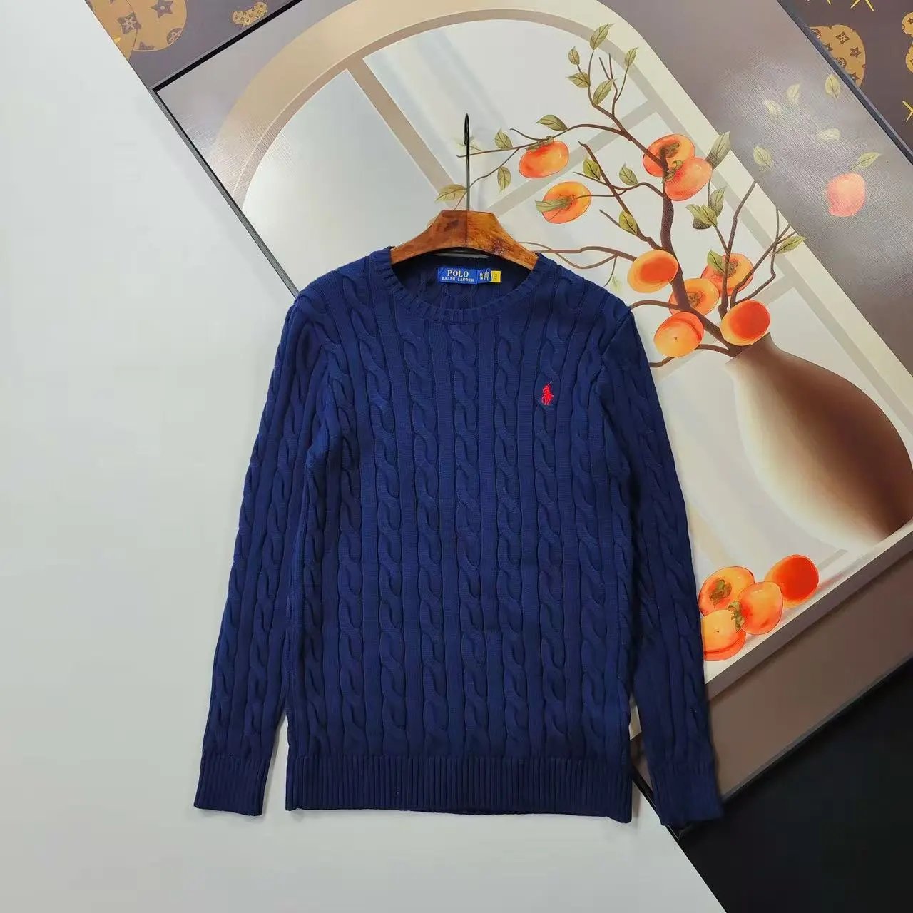 Polo Ralph Lauren Cable Knit Sweater Red - 7