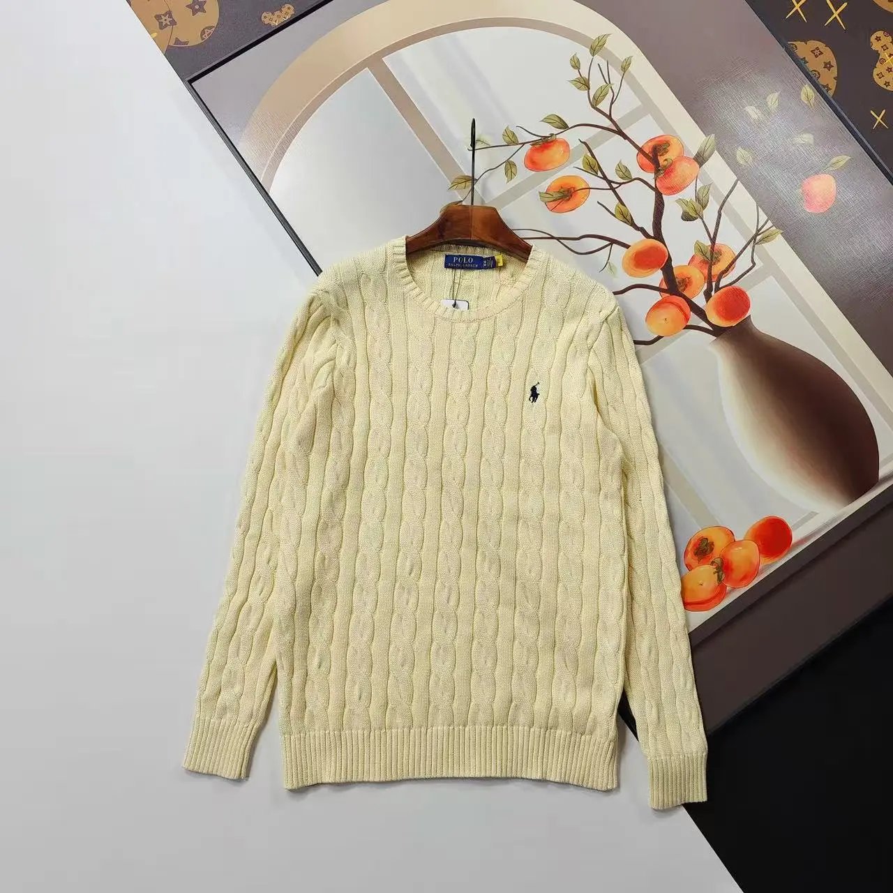 Polo Ralph Lauren Cable Knit Sweater Red - 8