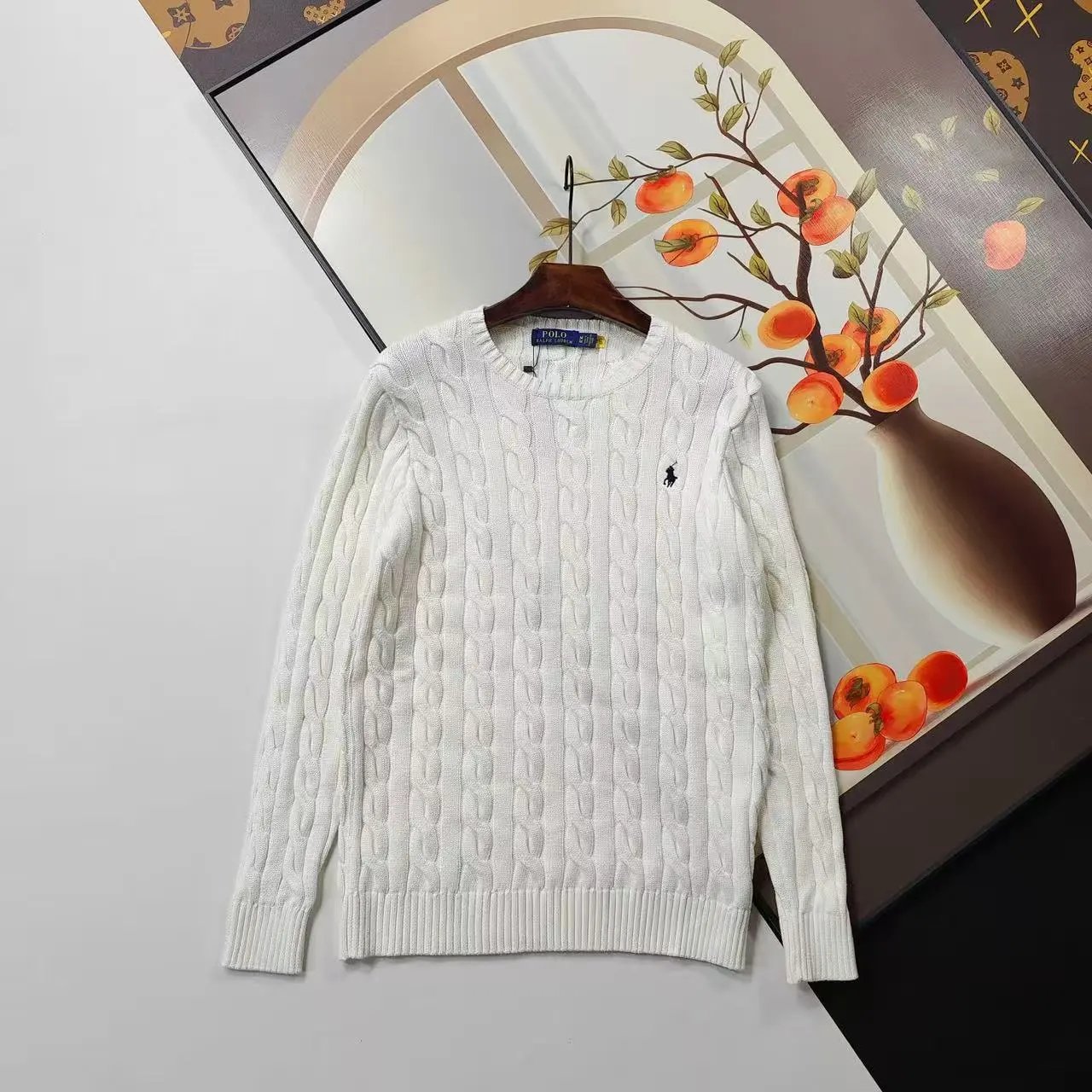 Polo Ralph Lauren Cable Knit Sweater Red - 6