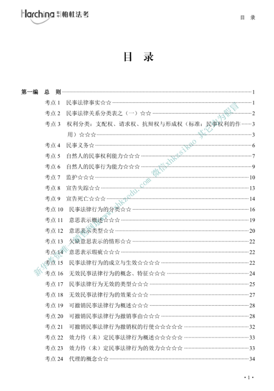 2022柏杜法考-曹兴明民法内部精讲-第一考资