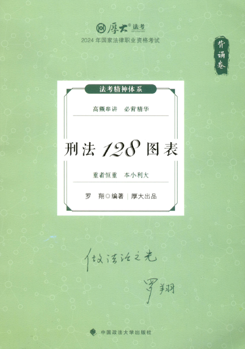 2024厚大法考-罗翔刑法-背诵卷.pdf-第一考资