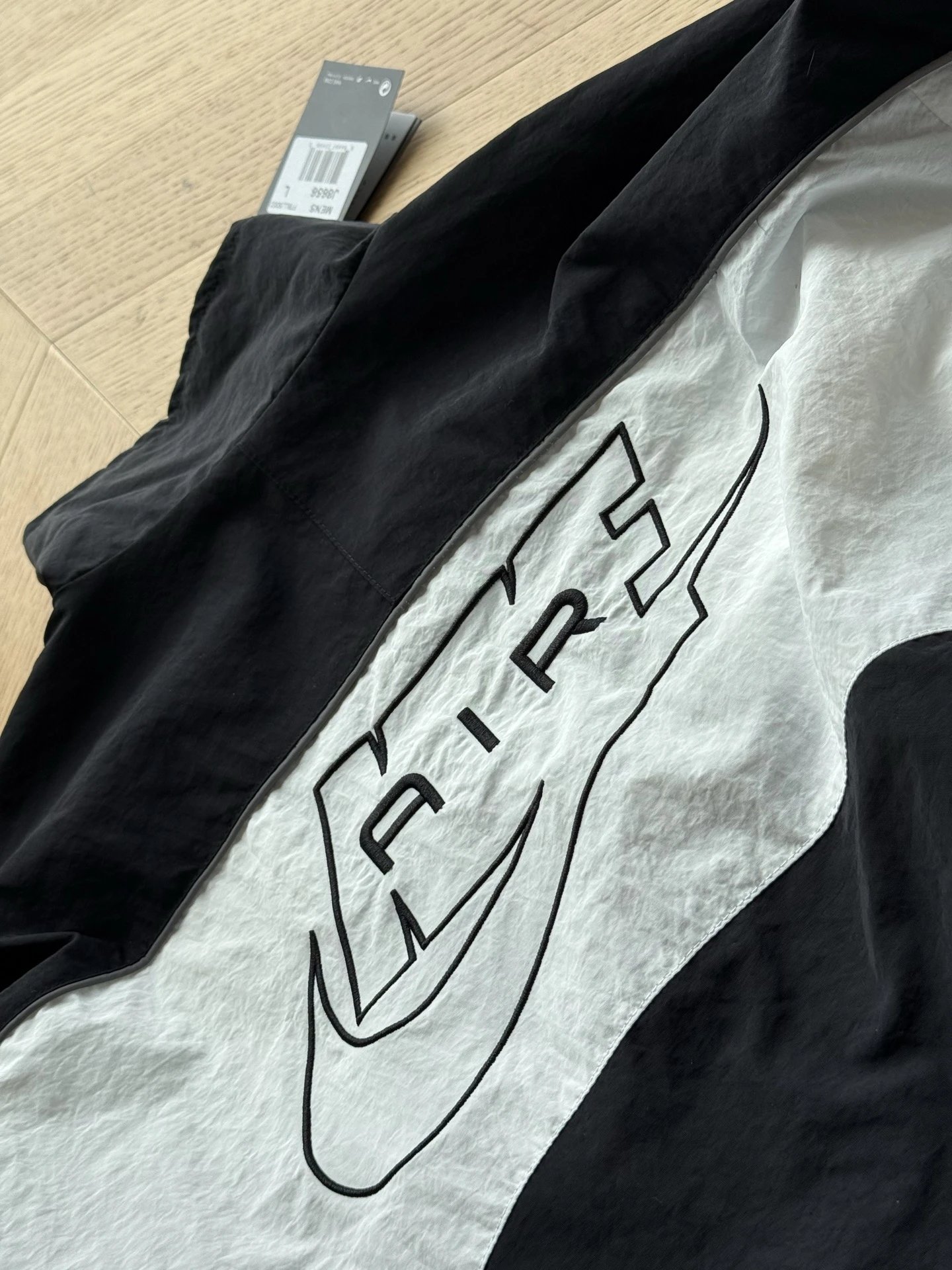 originals JQD TT TRACK TOP Air RU英格兰主题立领开衫飞行员NIKE拼接撞拉链棒球服BETAGAMM军鸟家运动户外耐克夹克衣学生校服男女款外套始祖8656复古梭织防风黑色