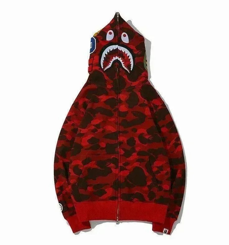Dark Red - Shark Head