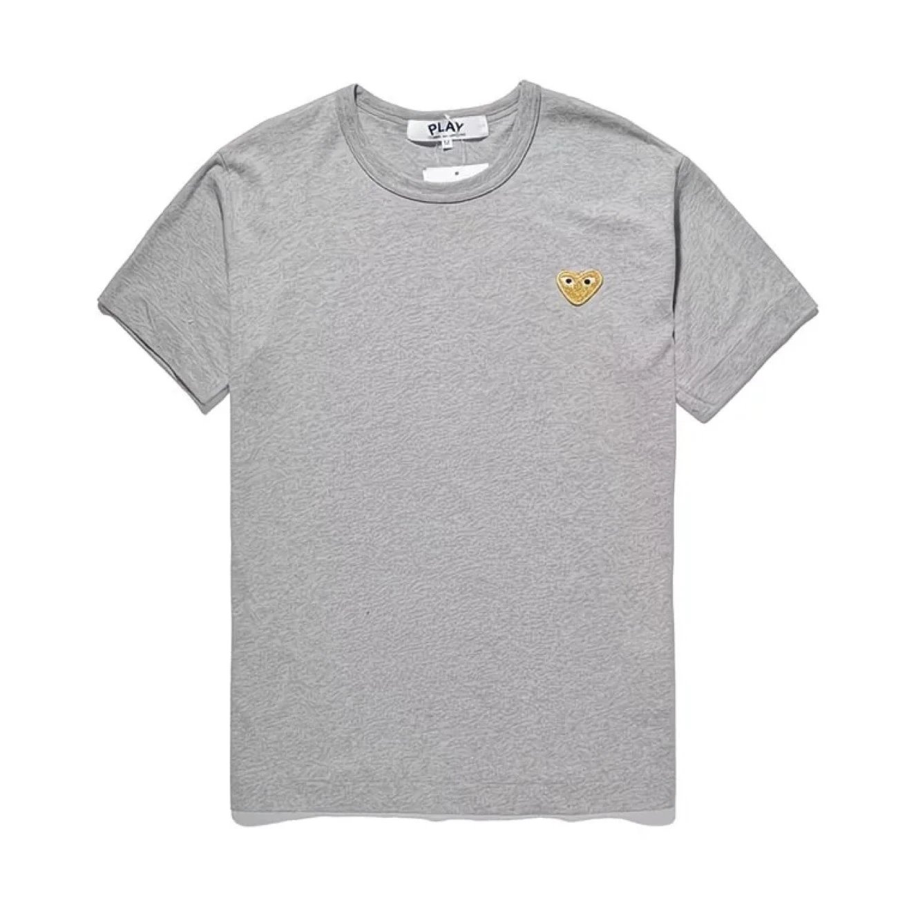 Grey T-Gold Heart