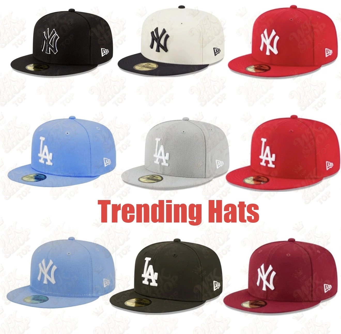 MLB New Era Fitted Baseball Caps