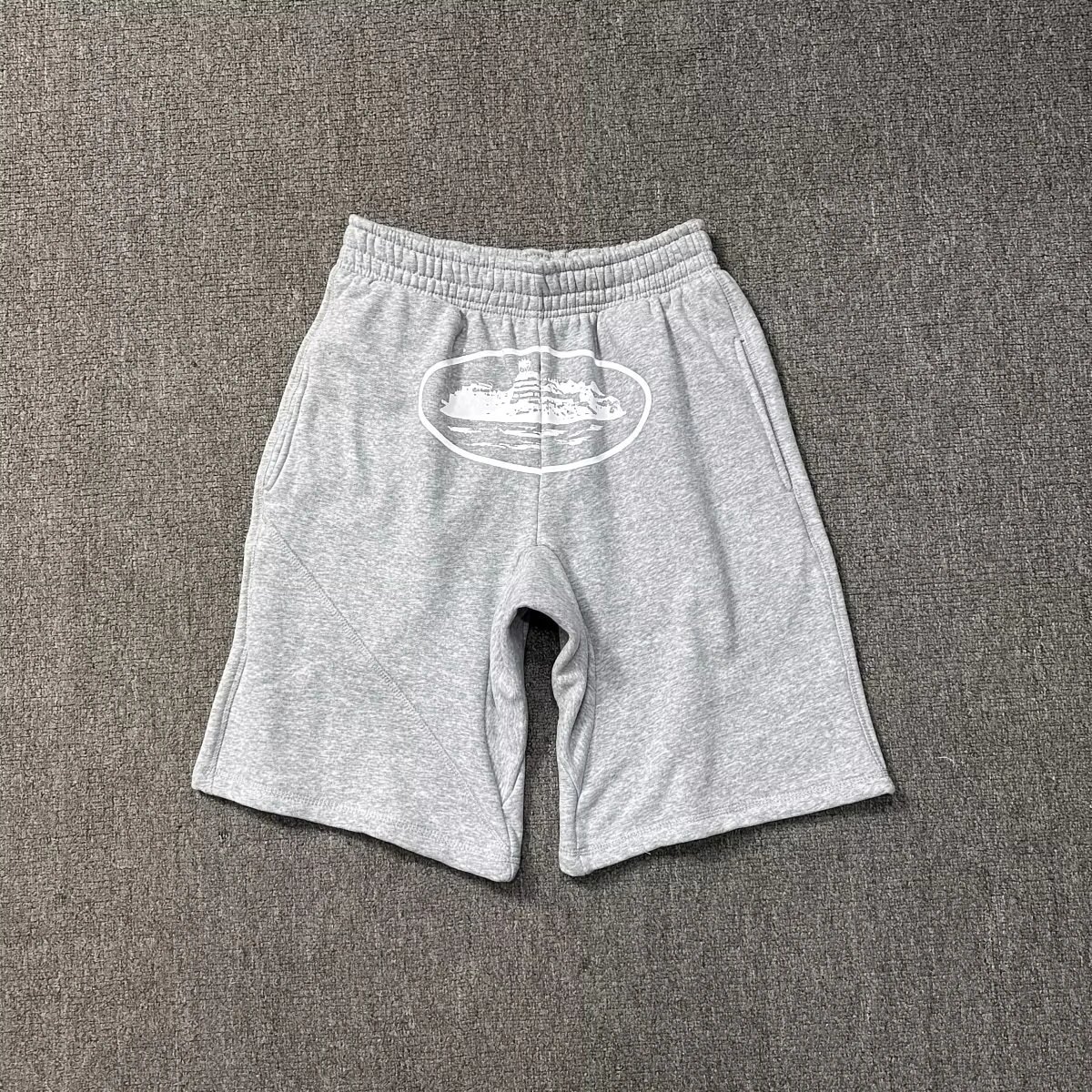 801 gray white print