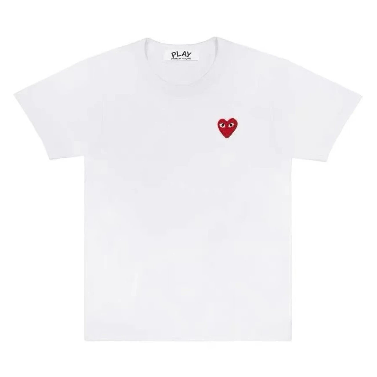 White T-Red Heart