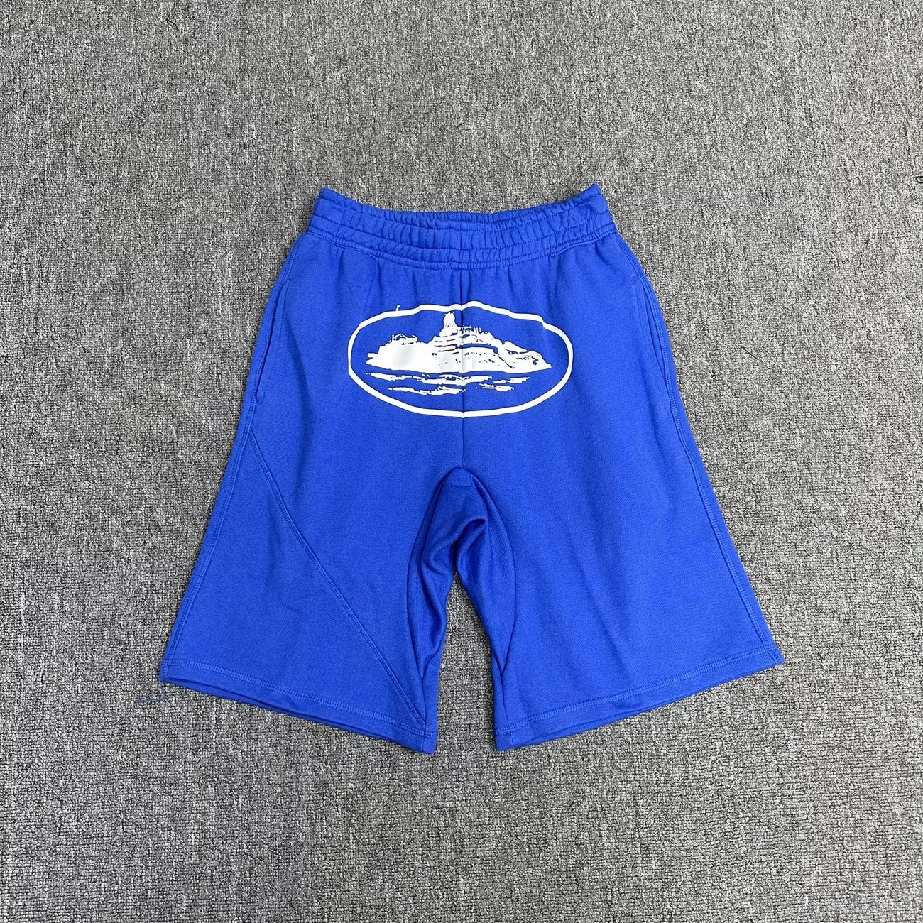 801 Blue and White Print