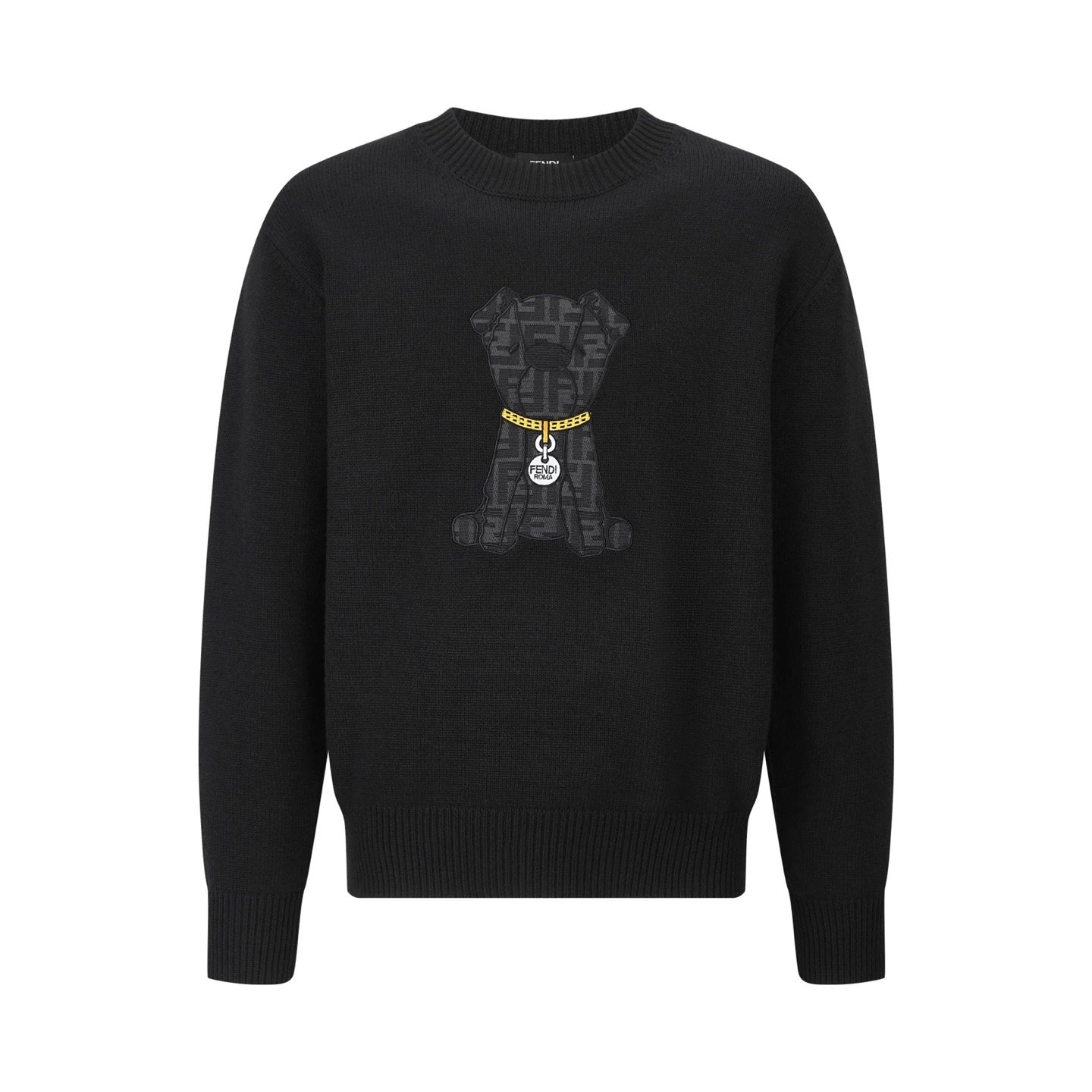 Fendi Black Dog Swea
