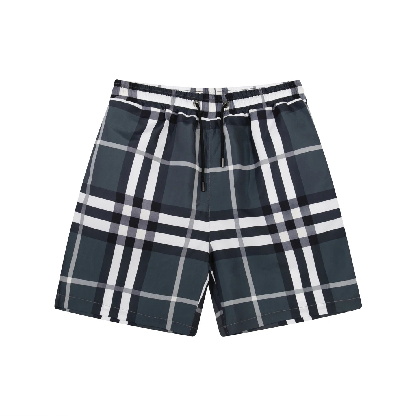 Burberry Check Print Beige Black White Red Swim Shorts