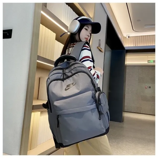 Nike Classic Backpack White Black Casual Backpack - 5