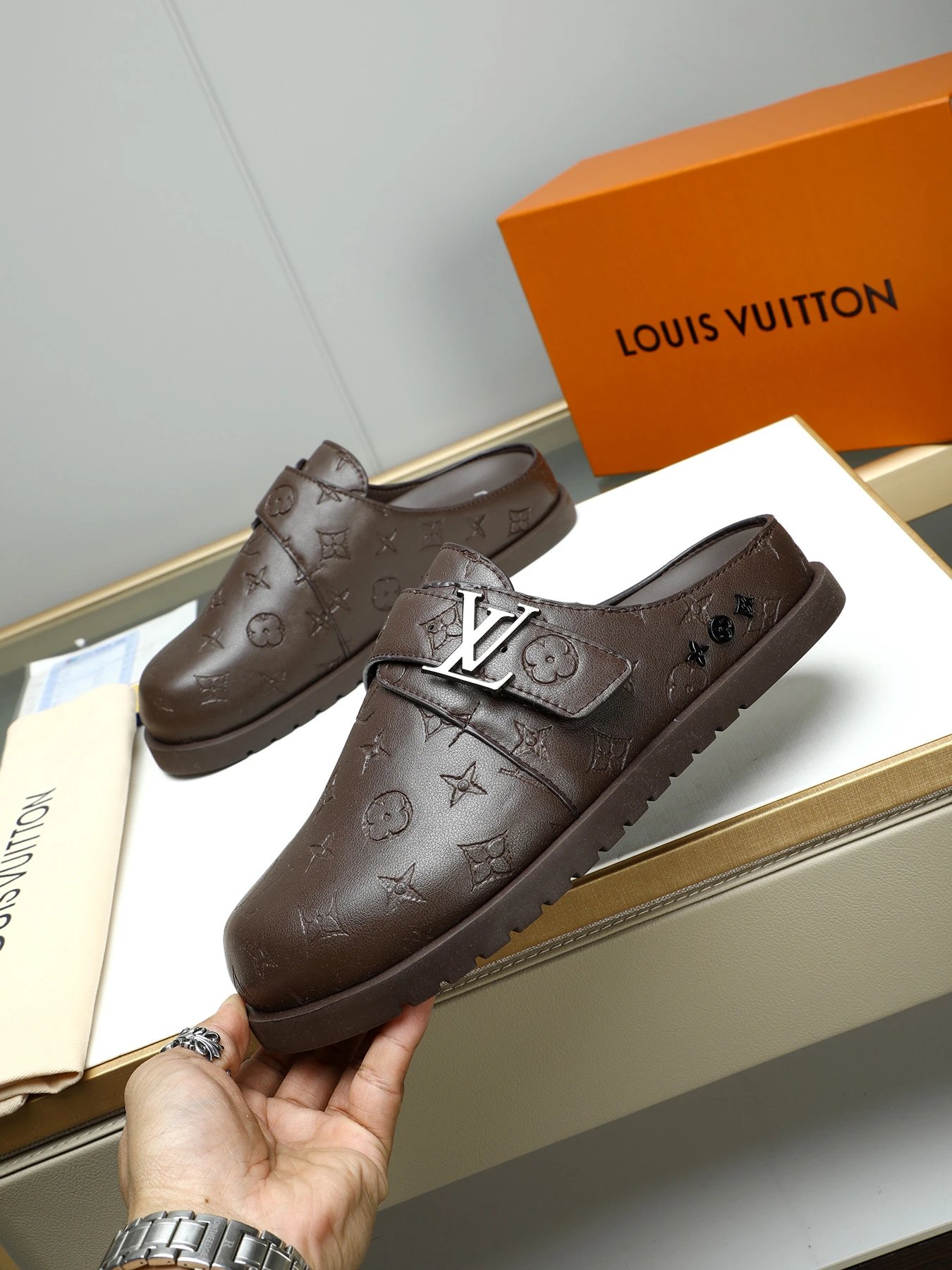Louis Vuitton Brown Shoes