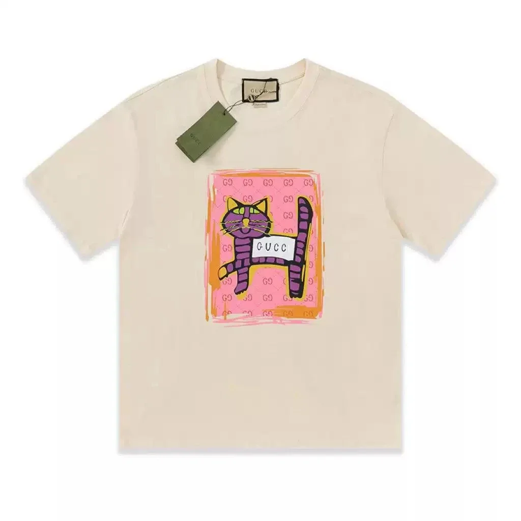 Gucci Cat Print Beig