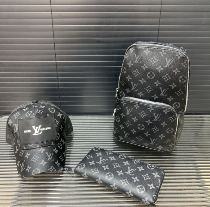 Louis Vuitton Black Accessories Set