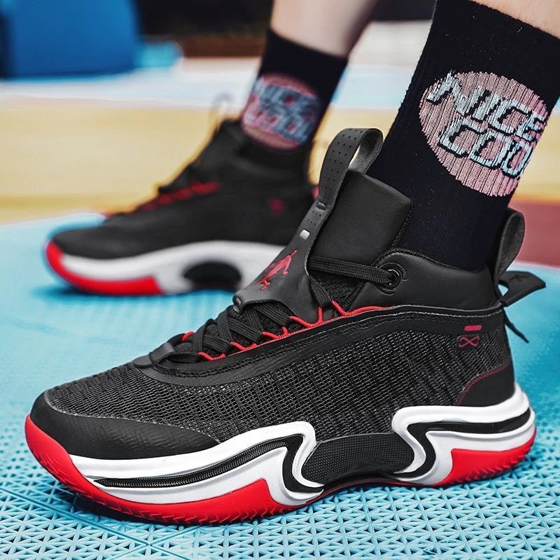 Li-Ning Aeon Black Red Sneakers
