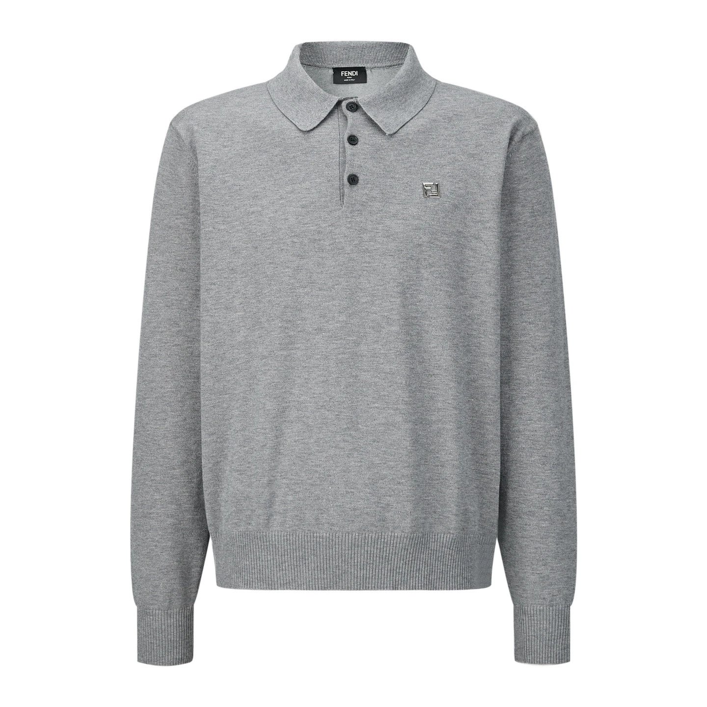Fendi Grey Polo Shir