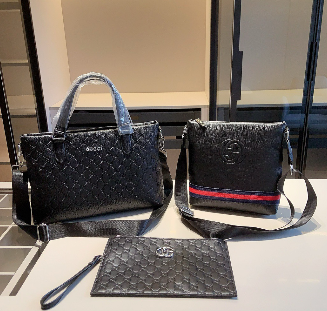 Louis Vuitton Damier Graphite Briefcase, Pouch, and Belt Set Handbags - 2