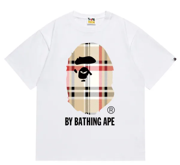 A Bathing Ape Plaid T T-Shirts - 1