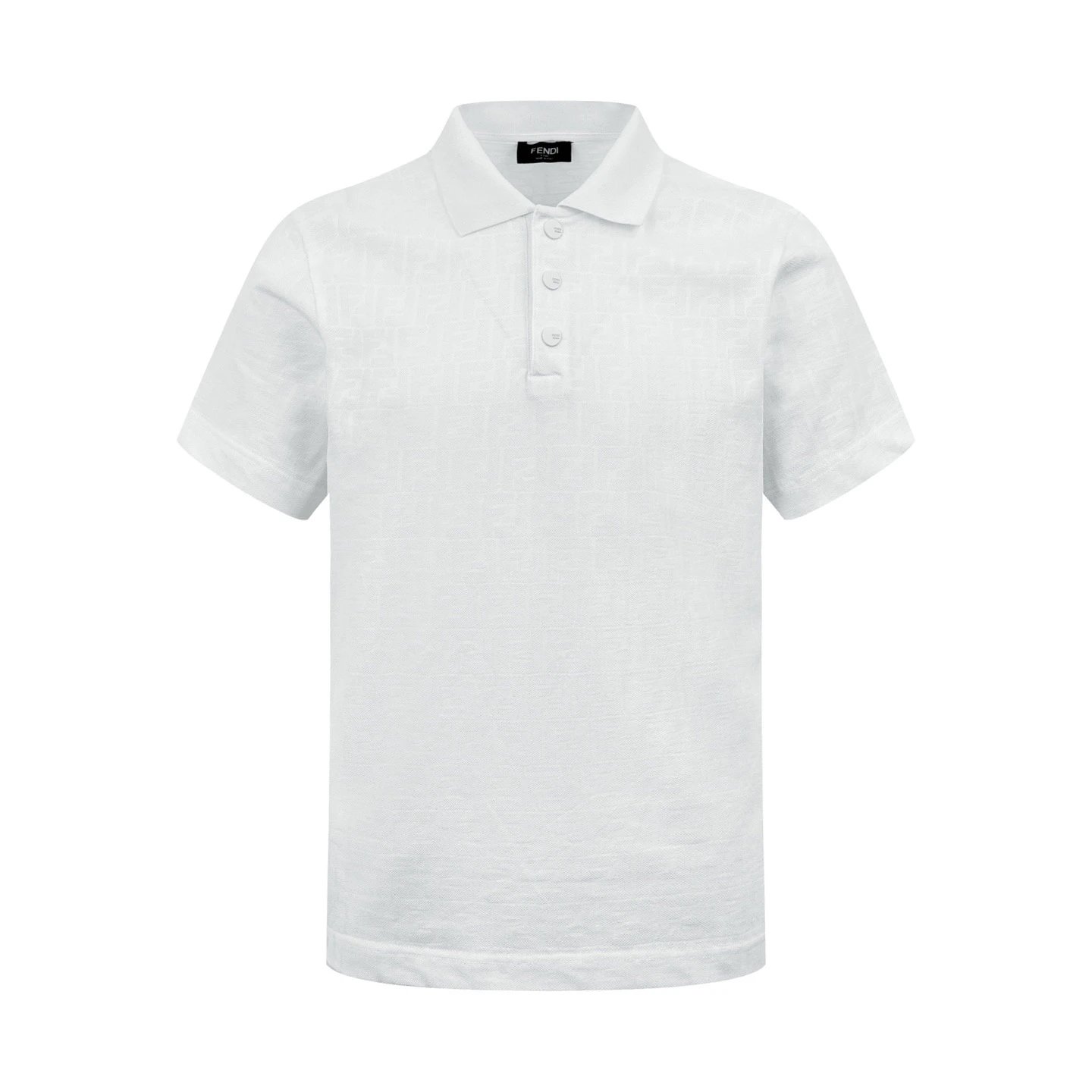 Fendi White Polo Shirt