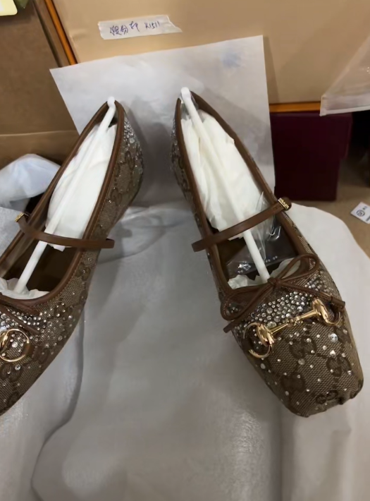Gucci Horsebit Slide Sandals Beige GG Supreme Canvas Slippers - 3
