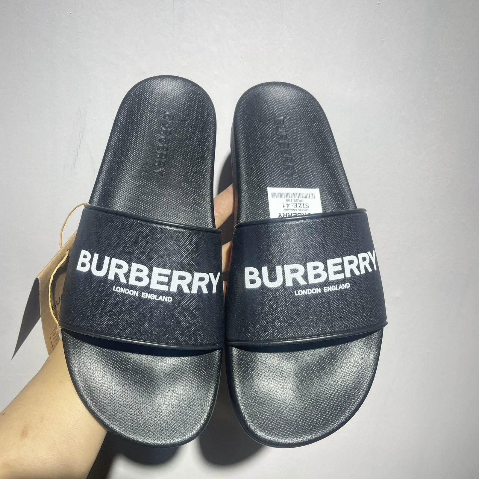 Burberry Black Slide