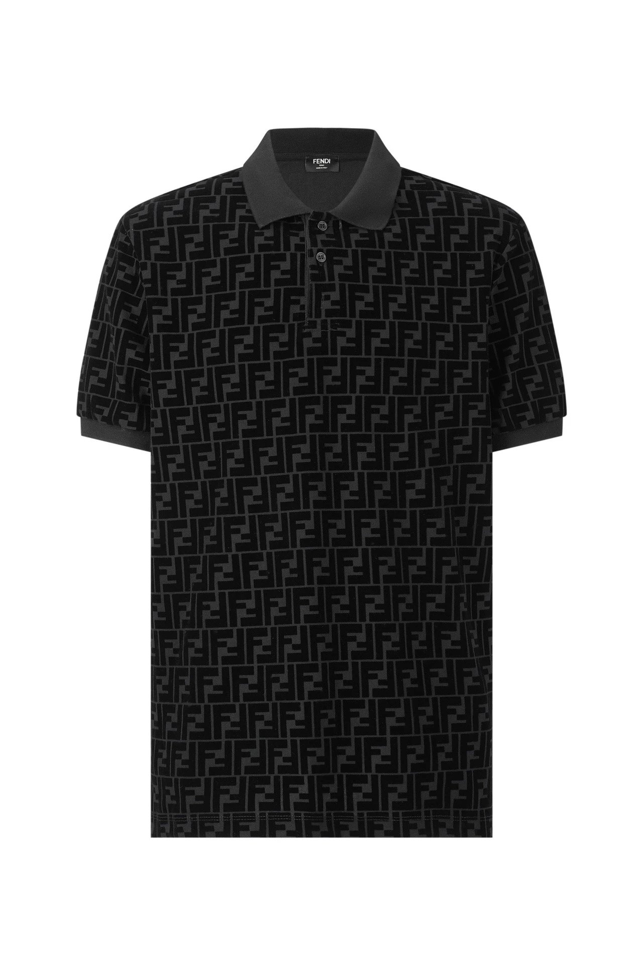 Fendi Black Polo Shirt