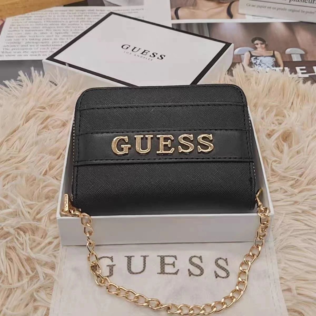 Guess Graffiti Print White Street Style Wallet