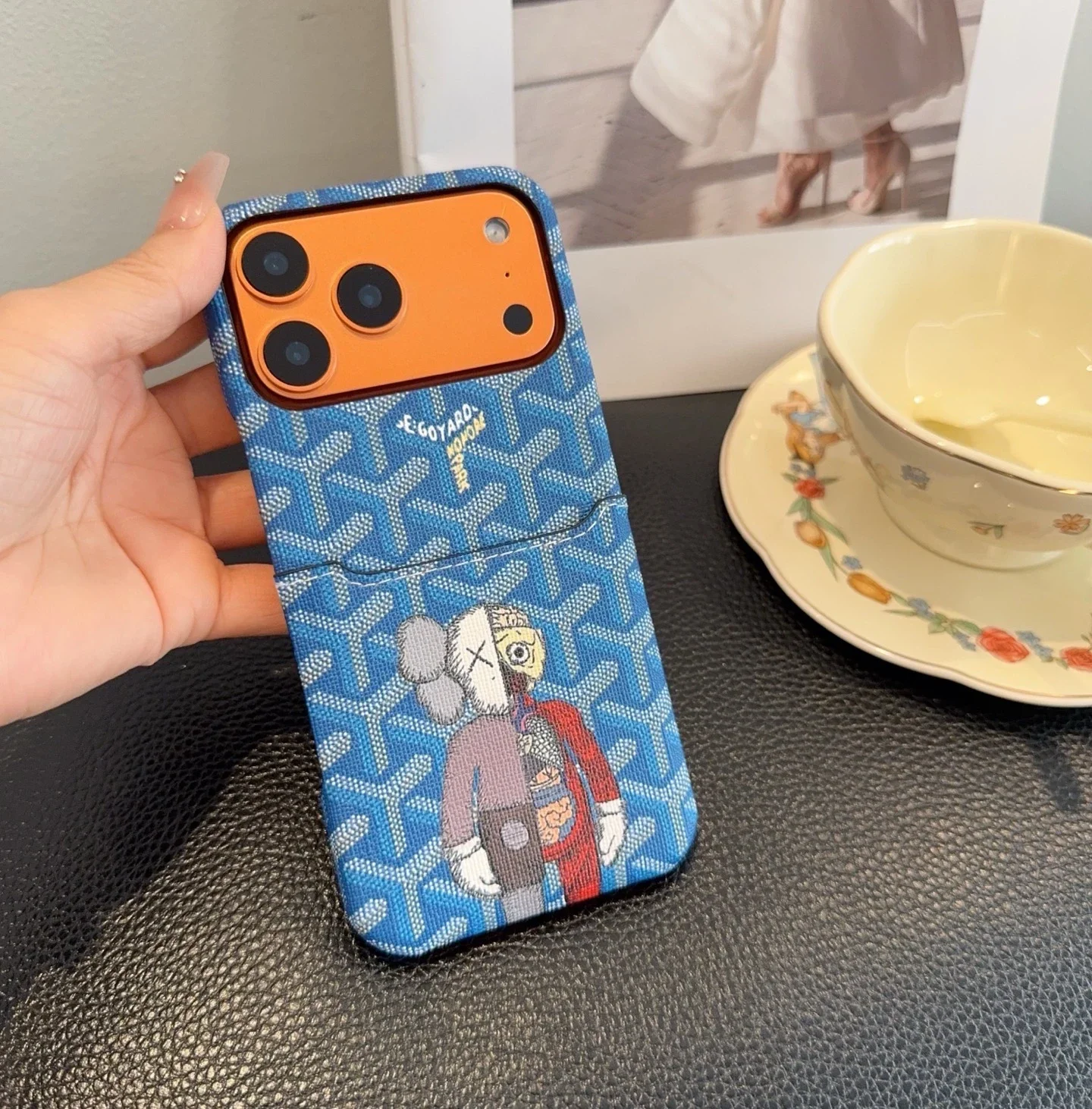 Goyard Blue Case