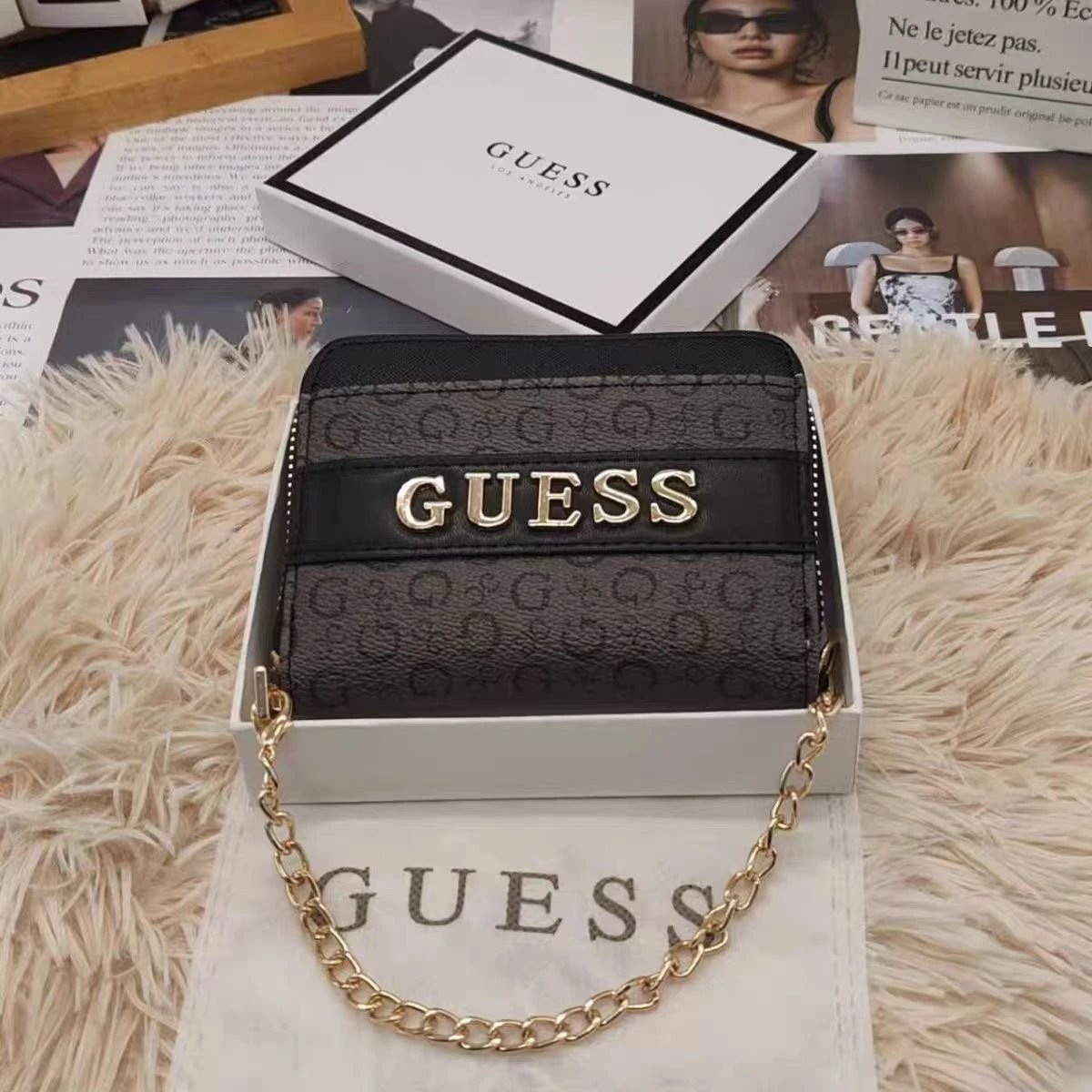 Guess Graffiti Print White Street Style Wallet