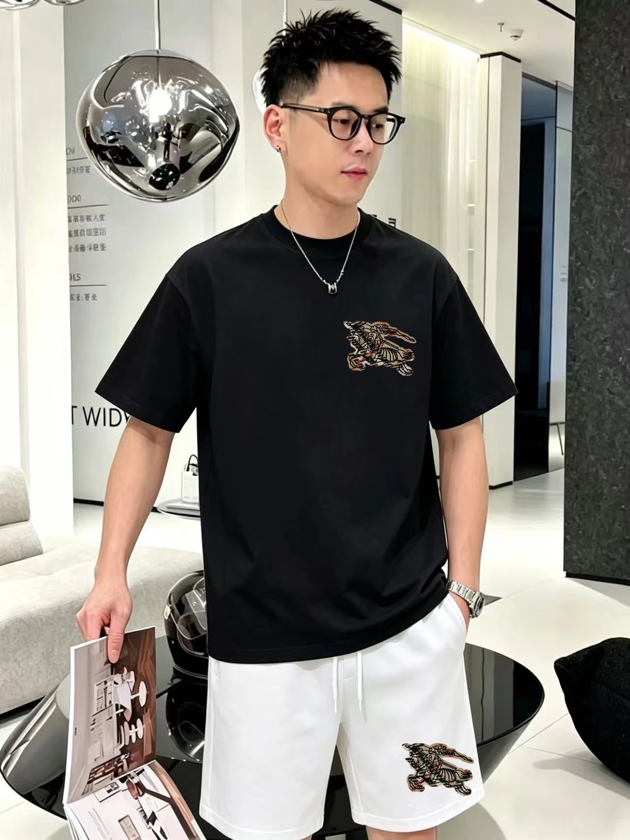 Burberry Black T-Shirt