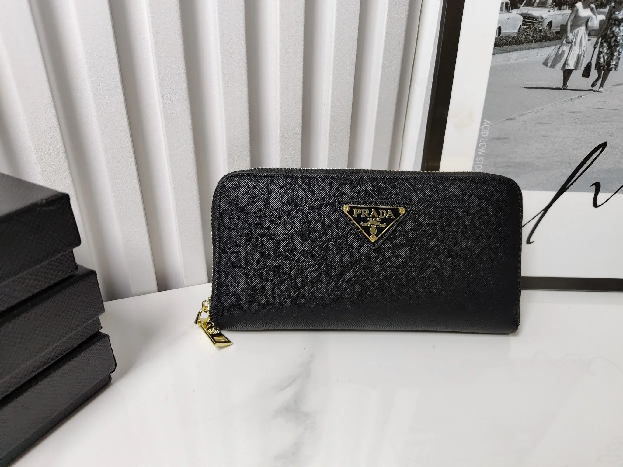 Prada Black Wallet