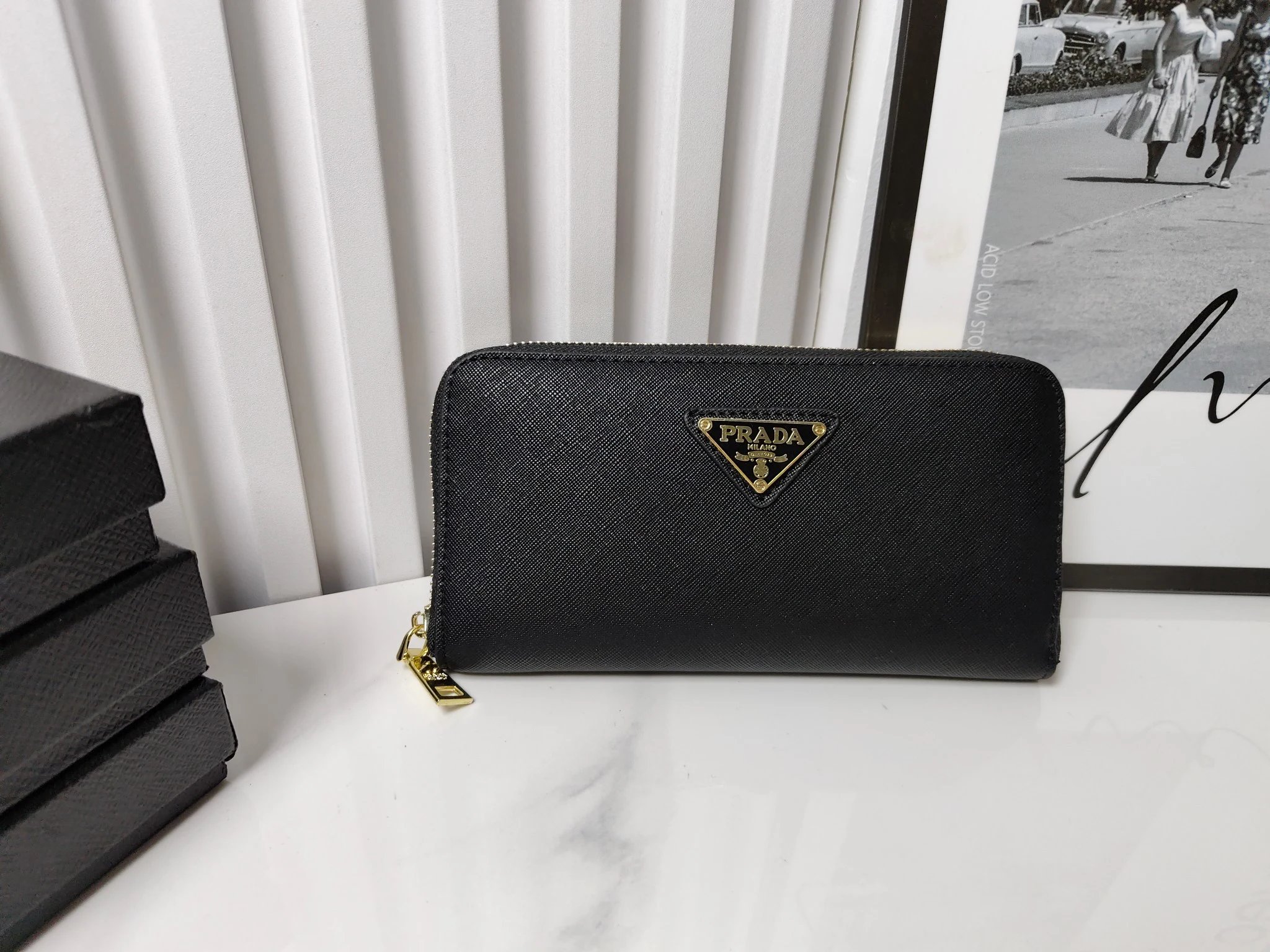 Prada Black Wallet