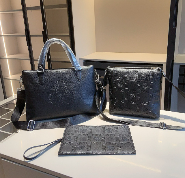 Louis Vuitton Damier Graphite Briefcase, Pouch, and Belt Set Handbags - 4