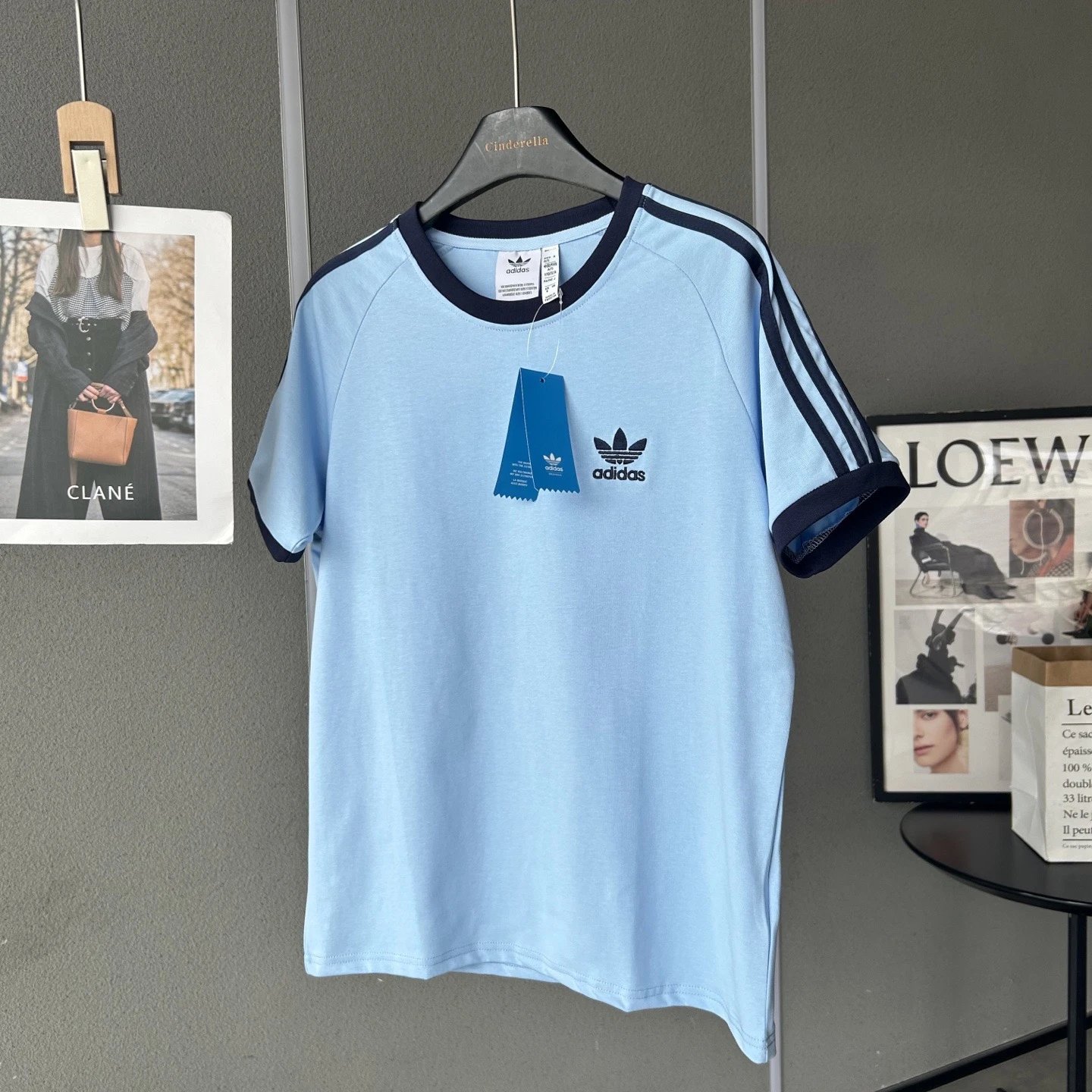 Adidas Light Blue T-