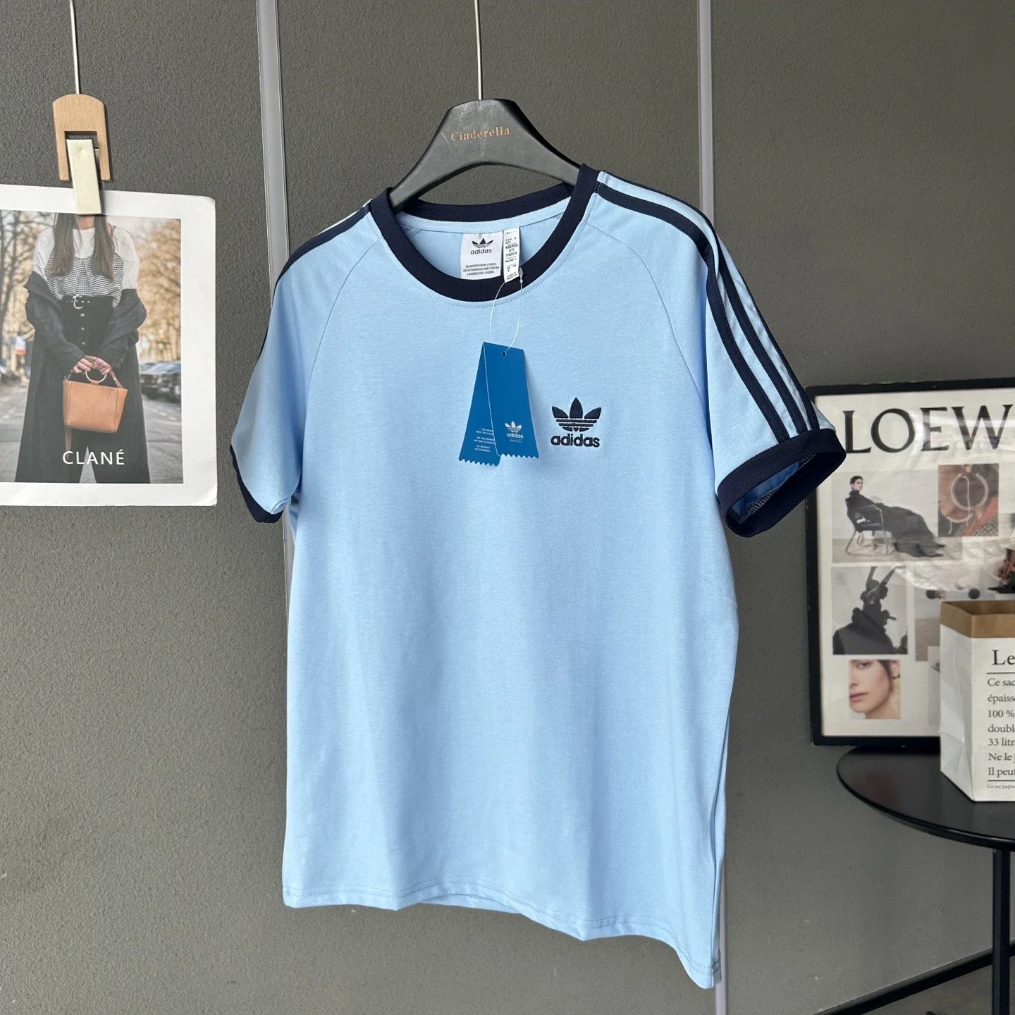 Adidas Light Blue T-