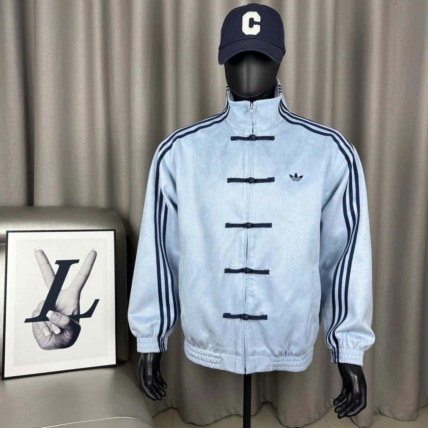 Adidas Light Blue Jacket